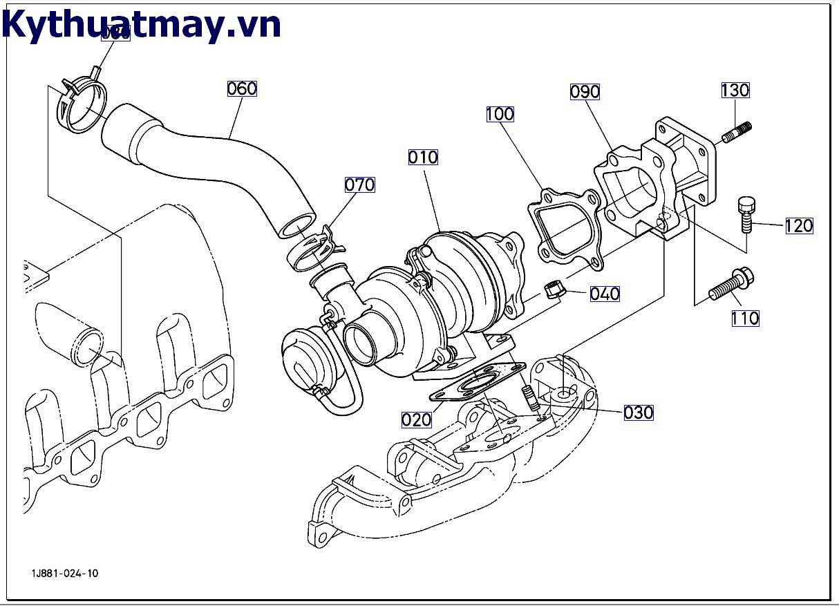 Bộ phận nén turbo >=7EY0001